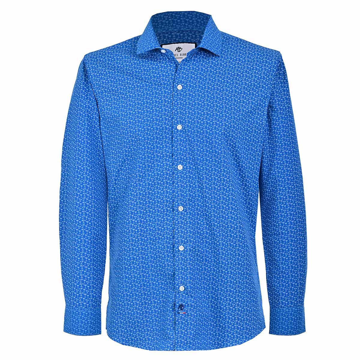 Camisa Azul Camisa De Vestir Para Hombres Camisa De Hombre En