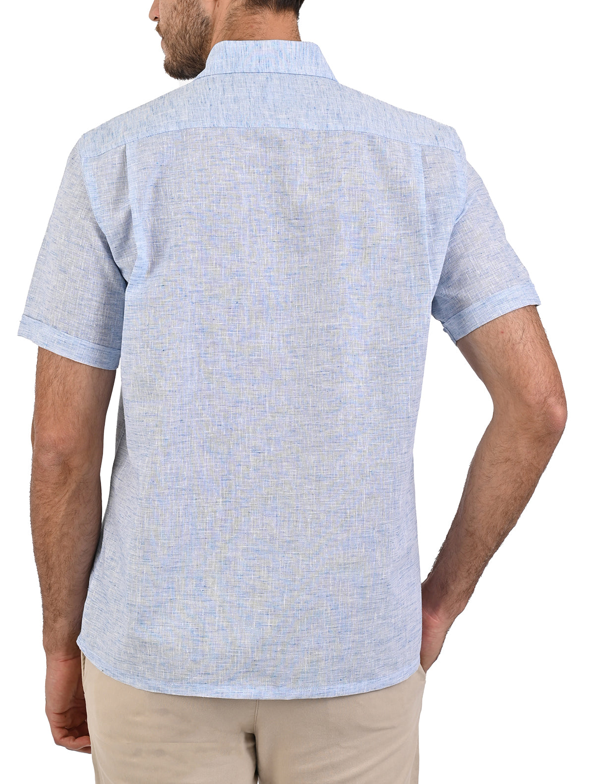 Camisa Chazarilla Manga Corta color azul claro