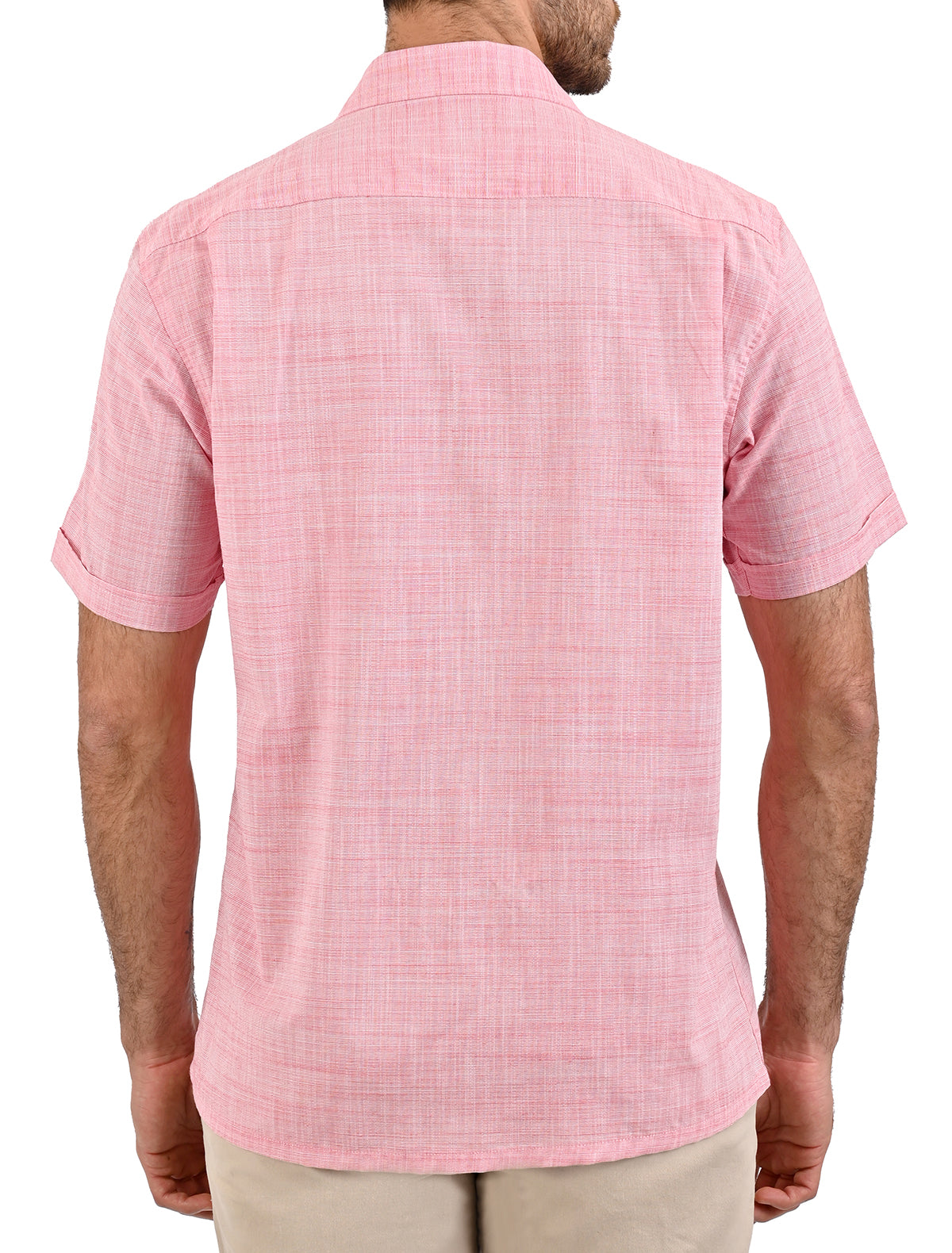 Camisa Chazarilla Manga Corta color rojo