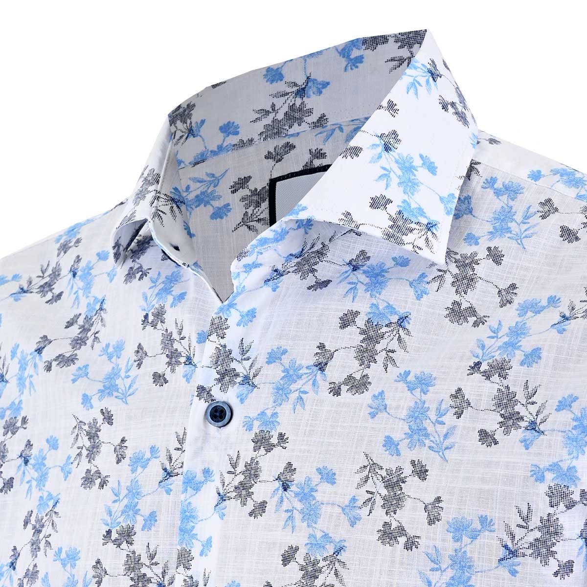 Camisa De Manga Larga Con Estampado De Flores