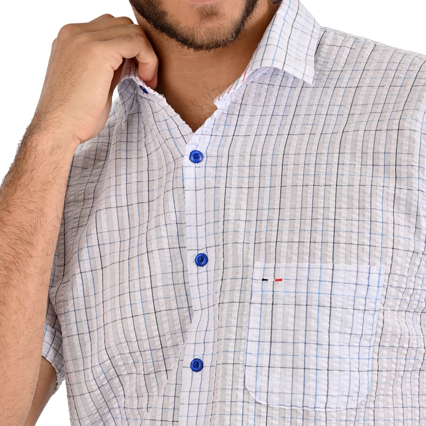 Camisa Chazarilla Manga Corta color azul