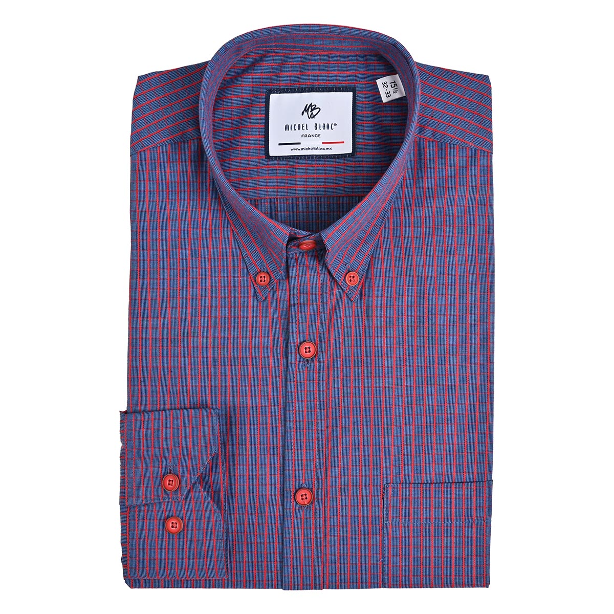 Camisa Morada Con Vestido De Rayas Rojas