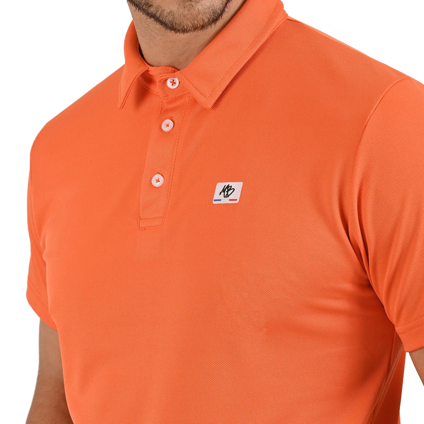 Playera polo Naranja