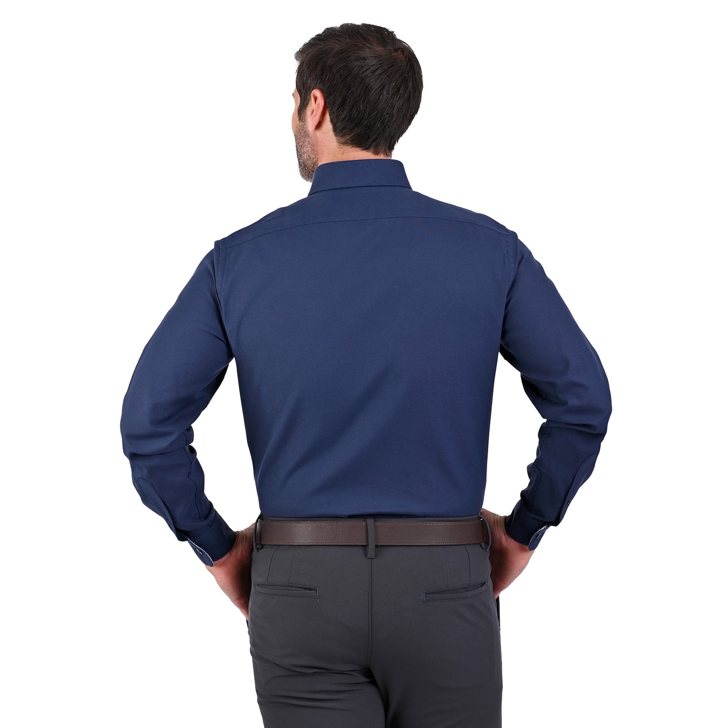 Camisa casual button down marino