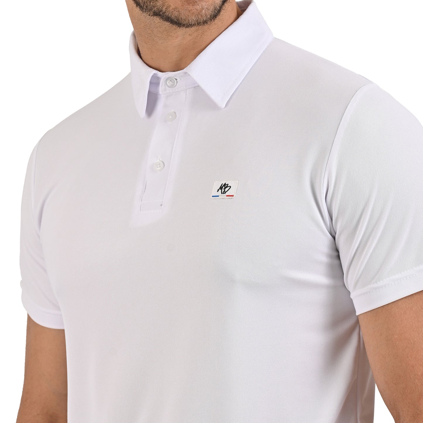 Playera polo Blanca