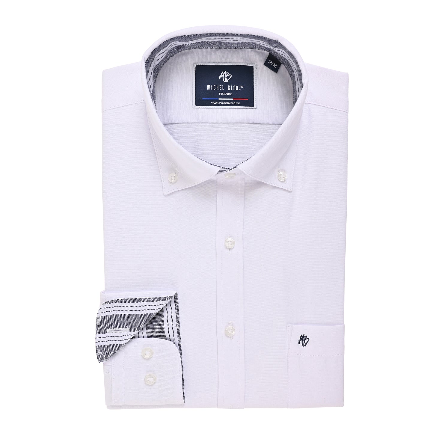 Camisa casual button down blanco