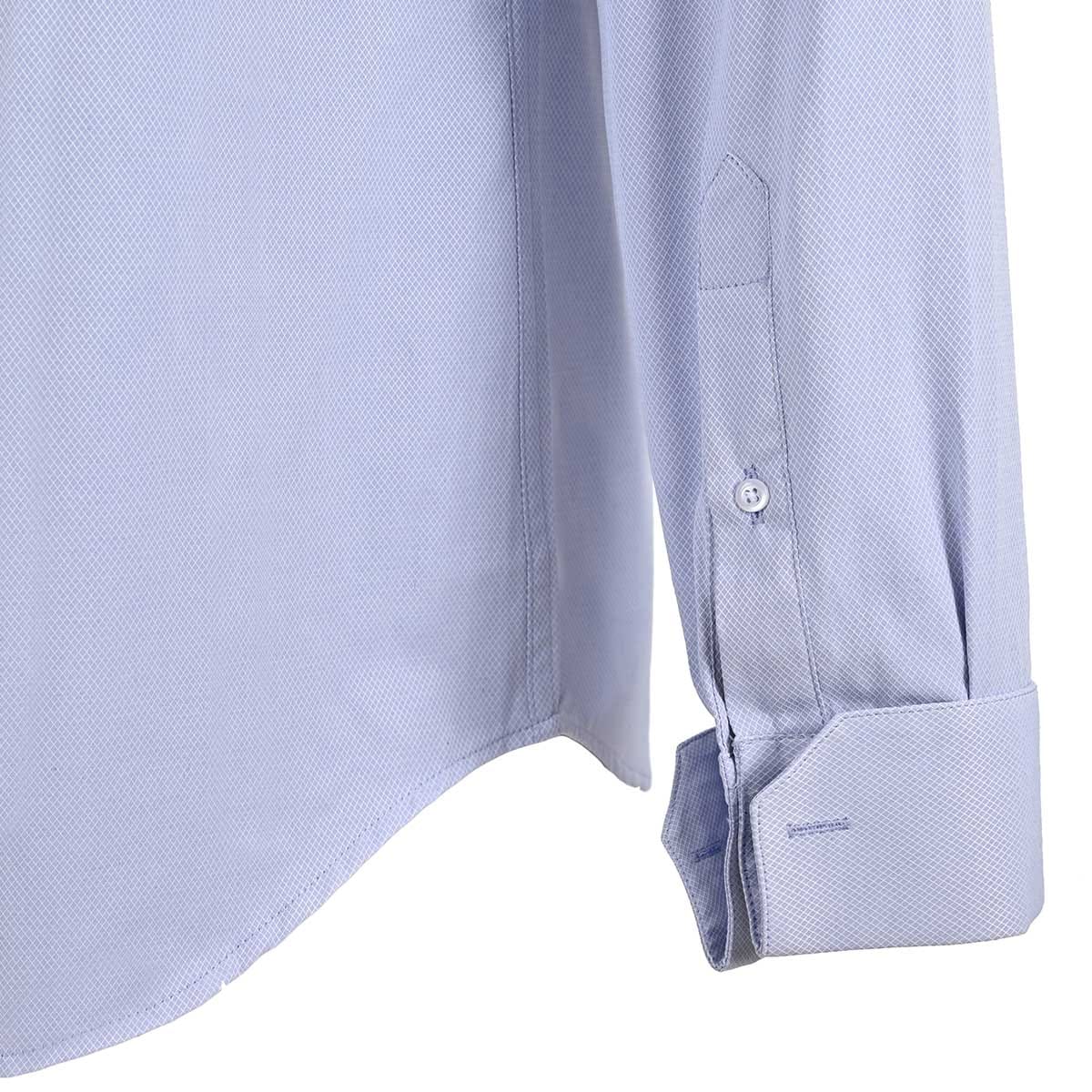 Camisa de cuello paloma Azul
