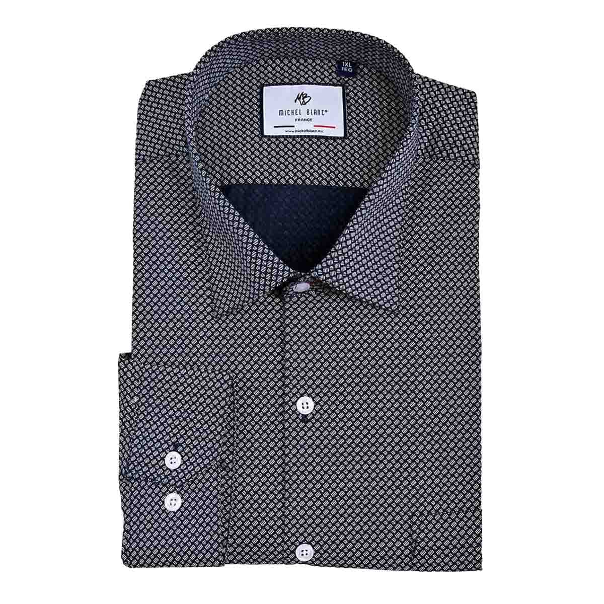 Camisa estampada Gris