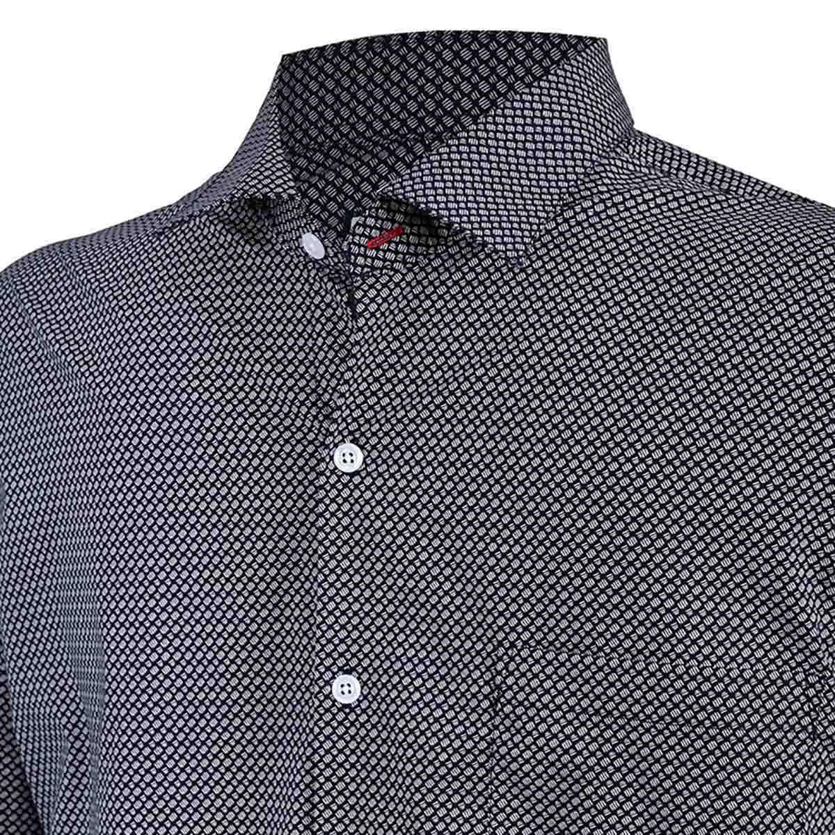 Camisa estampada Gris