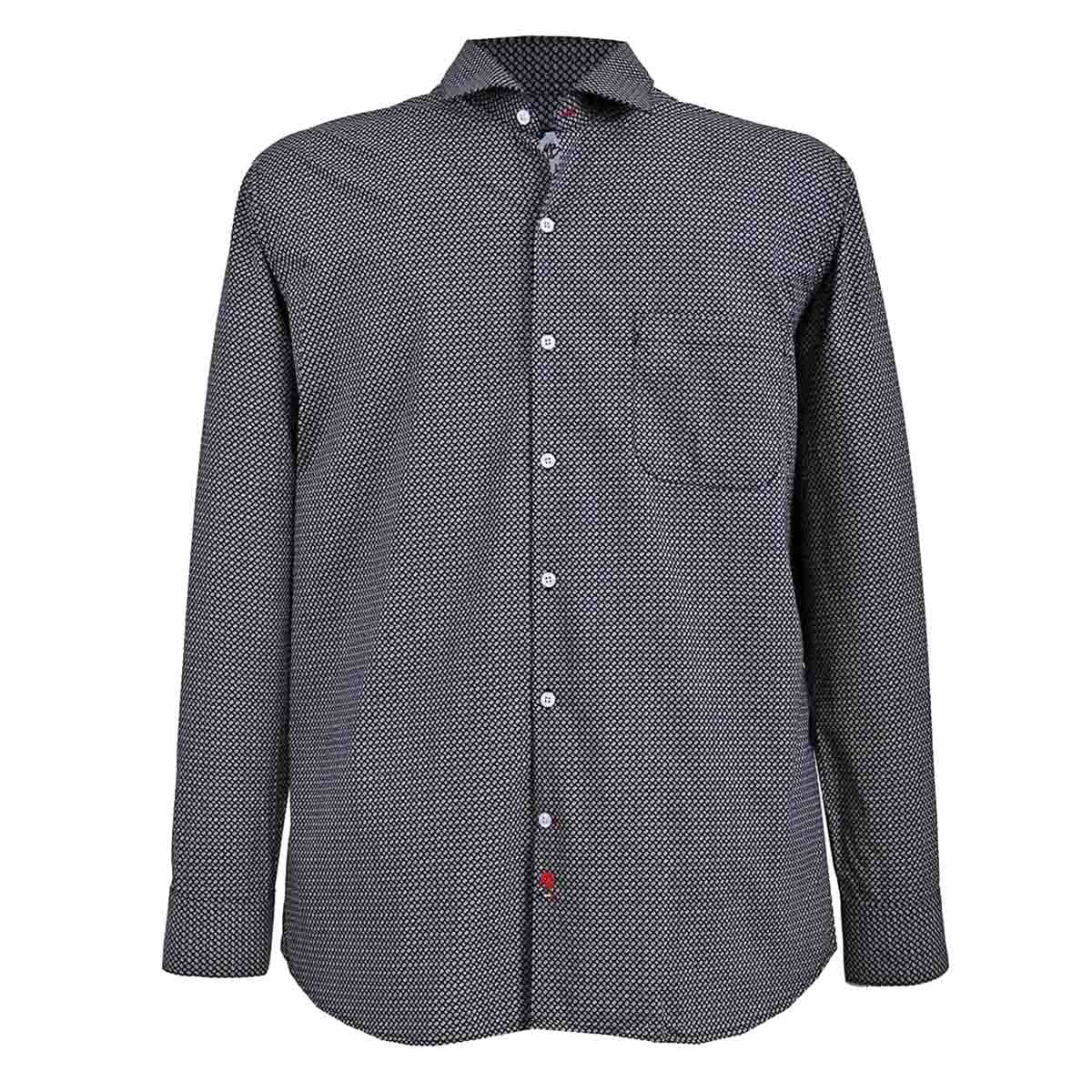 Camisa estampada Gris
