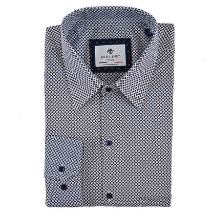 Camisa Estampada Gris