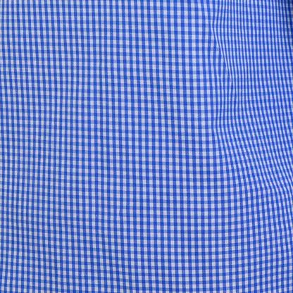 Camisa De Cuadros De Manga Larga Azul