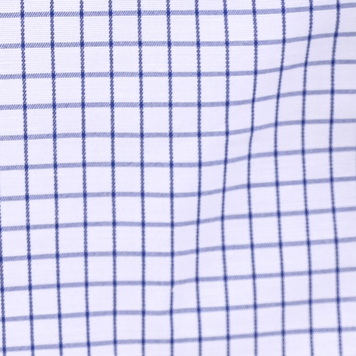 Camisa Estampada De Manga Larga Azul Blanco