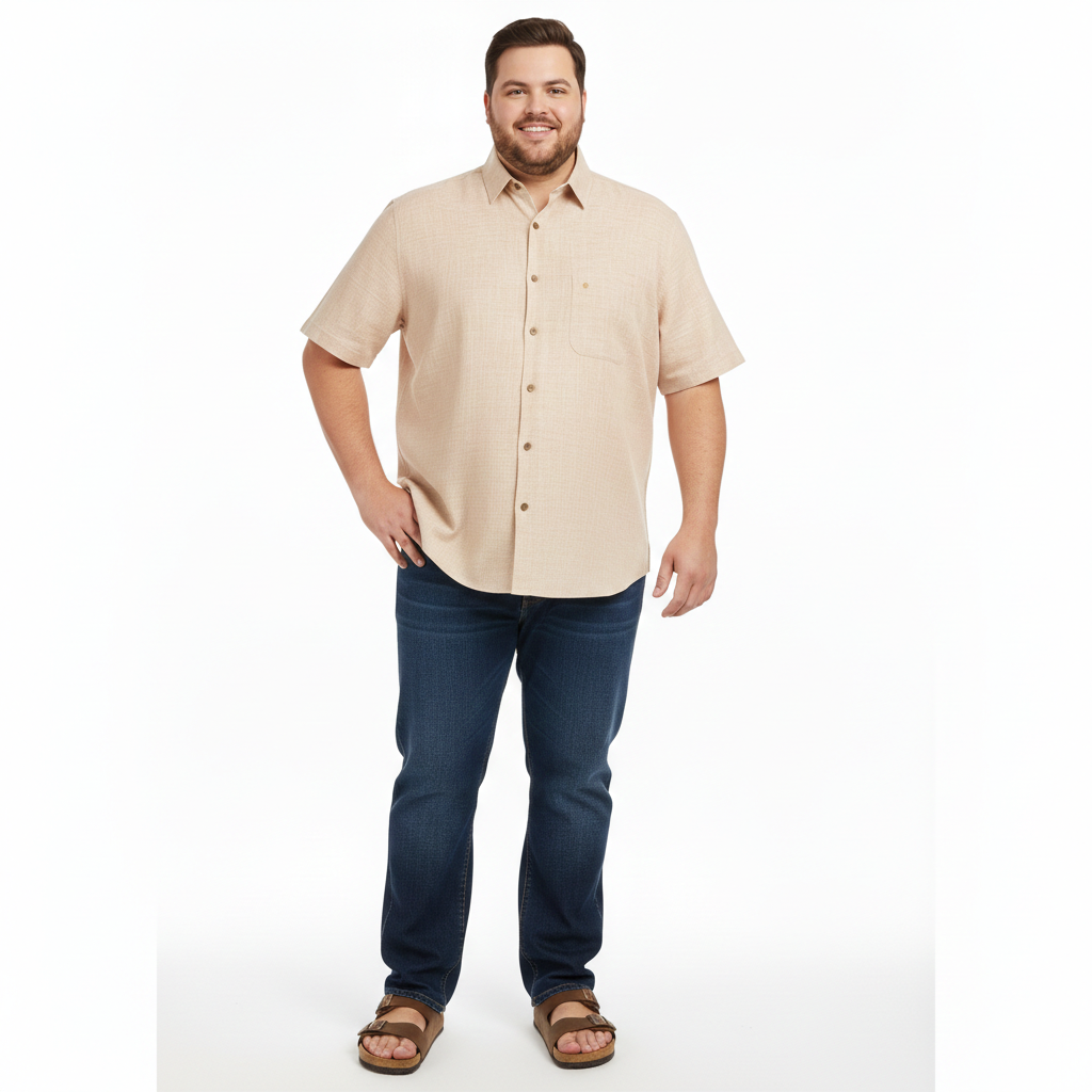 Camisa talla extra manga corta Arena