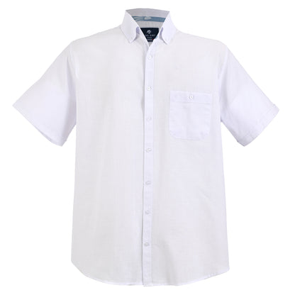 Camisa manga corta blanca de botton down