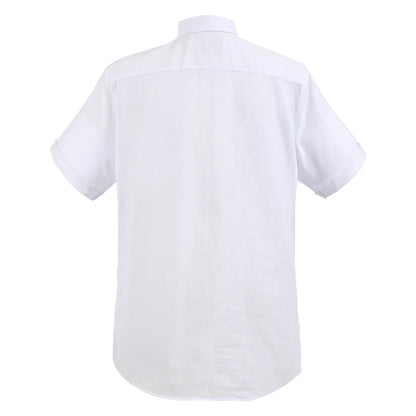 Camisa manga corta blanca de botton down