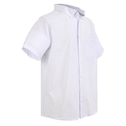 Camisa manga corta blanca de botton down