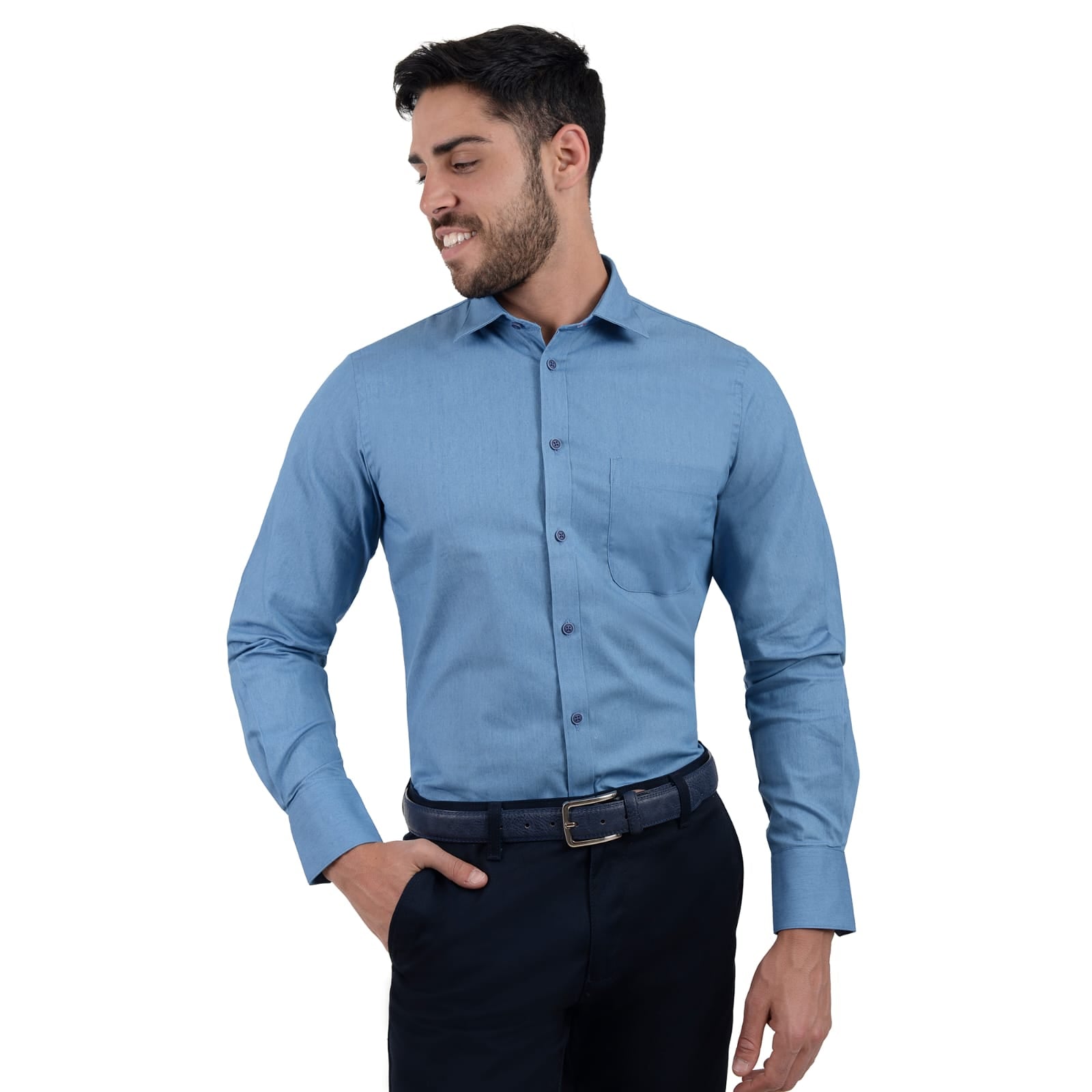 Jeans Camisa Azul Marino Hombre Outfit Outfit Camisa Azul Marino