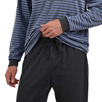 Pijama suéter azul