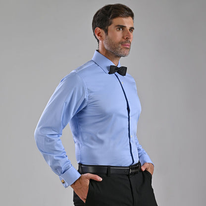 Camisa Formal  Bamboo color Azul