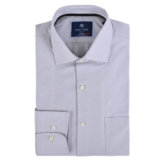 Camisa Casual  Manga larga sport Gris Perla