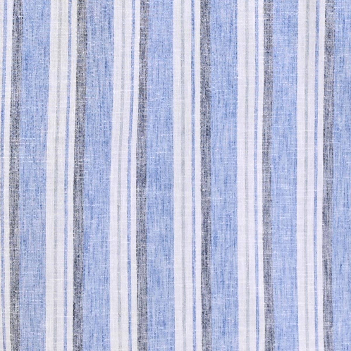 Camisa manga corta chazarilla azul francia con rayas