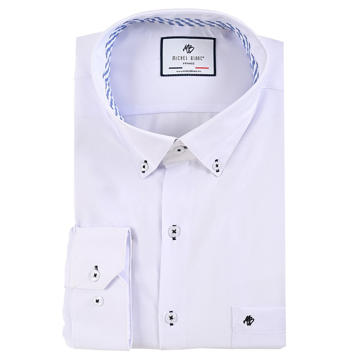 Camisa talla extra Botton down blanca