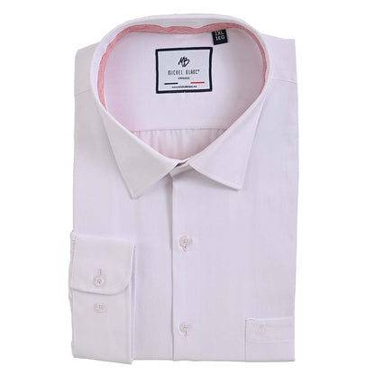 Camisa talla extra blanca con textura