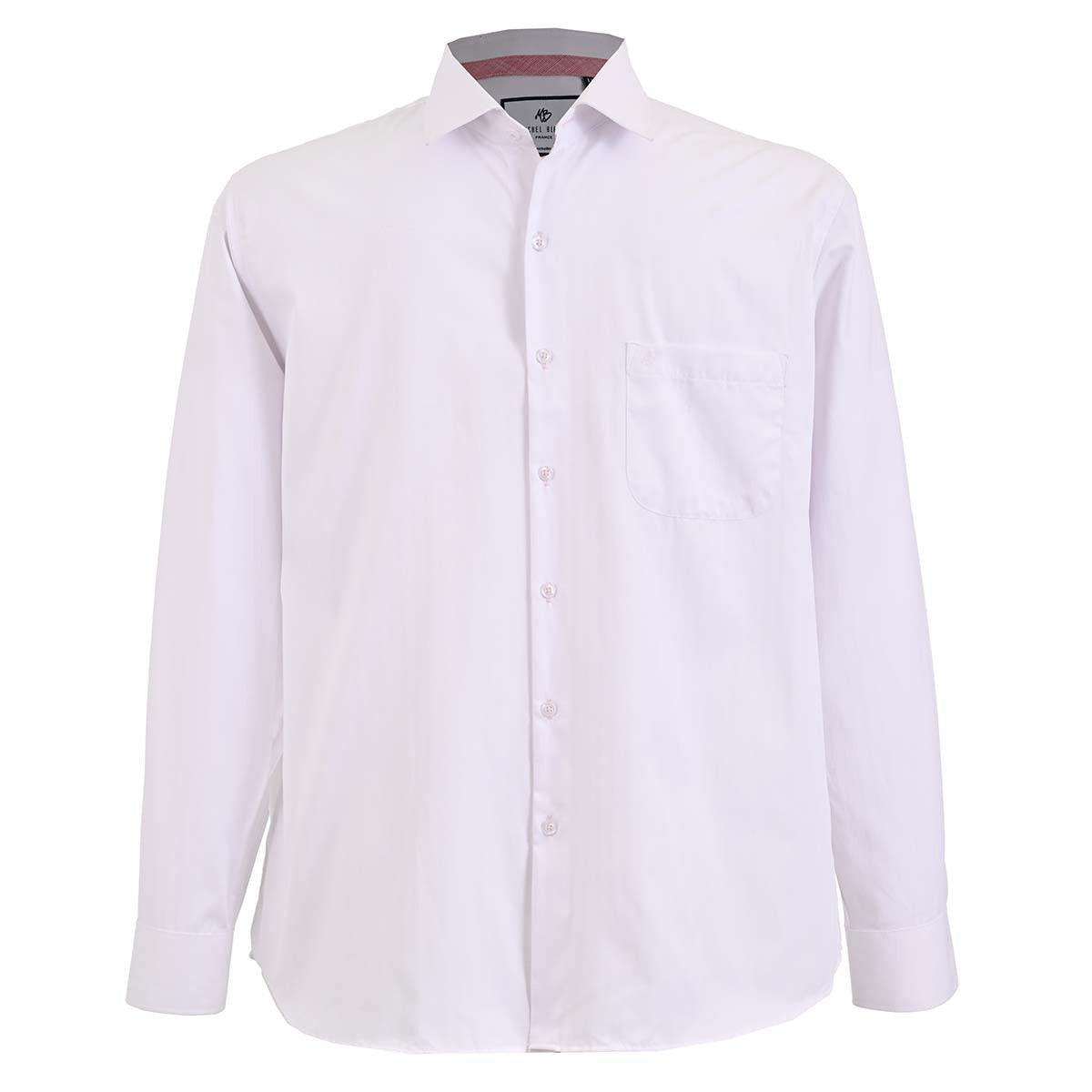 Camisa talla extra blanca con textura