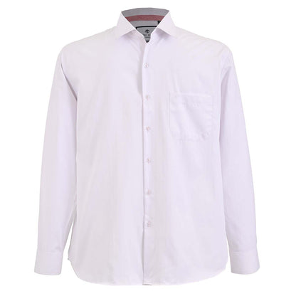 Camisa talla extra blanca con textura