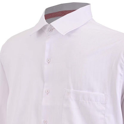 Camisa talla extra blanca con textura