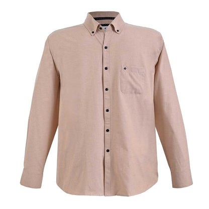 Camisa talla extra beige Botton down