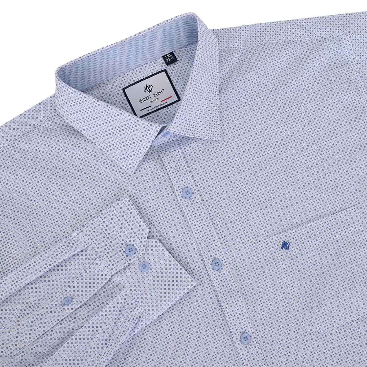 Camisa talla extra azul cielo de fantasia