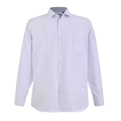 Camisa talla extra blanca con textura
