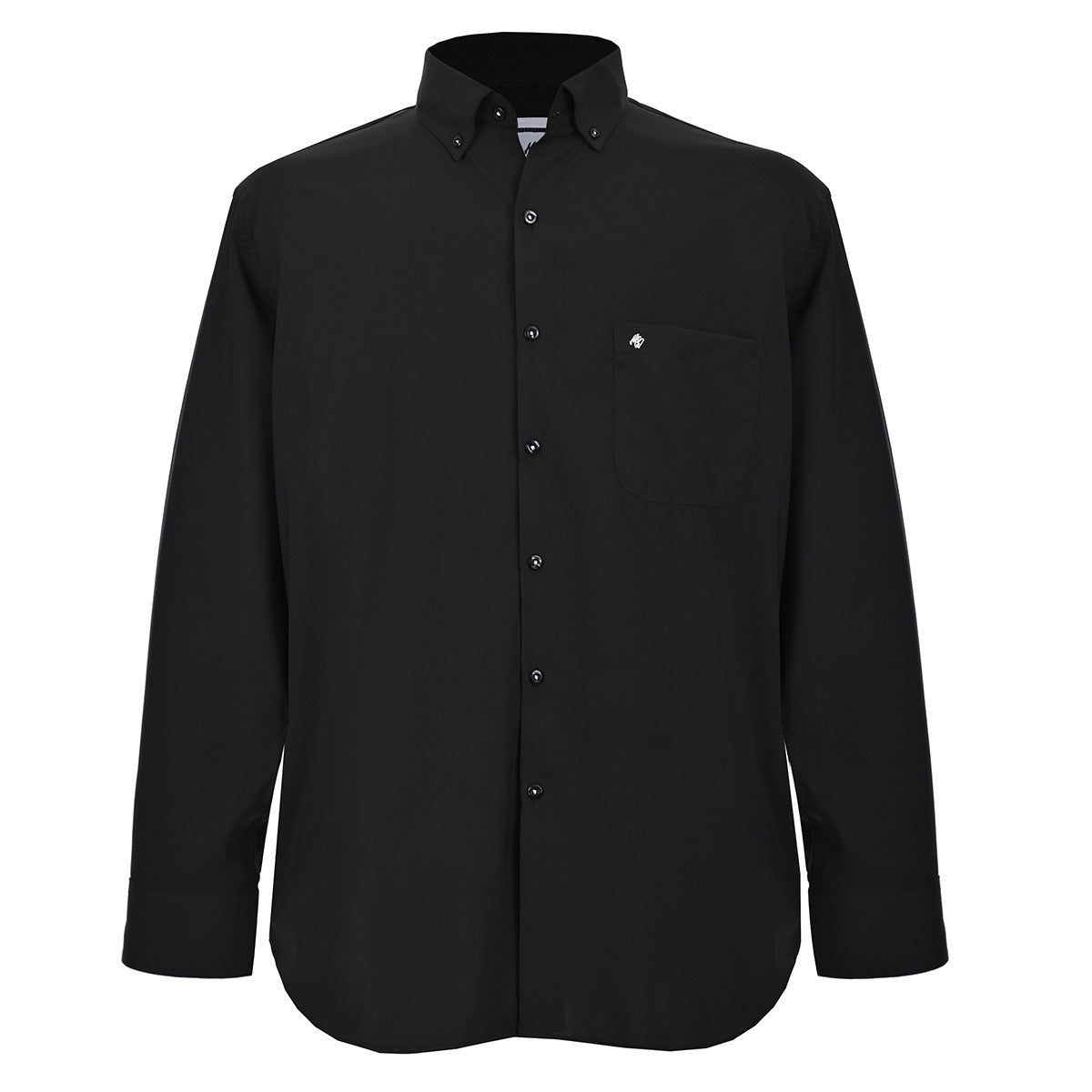 Camisa talla extra negra botton down