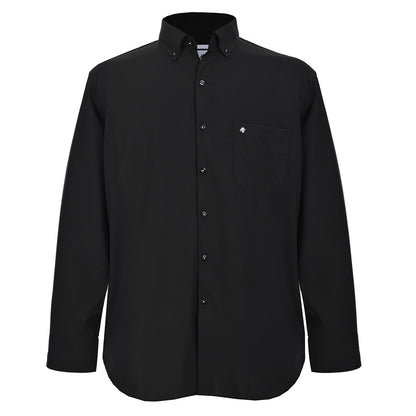 Camisa talla extra negra botton down