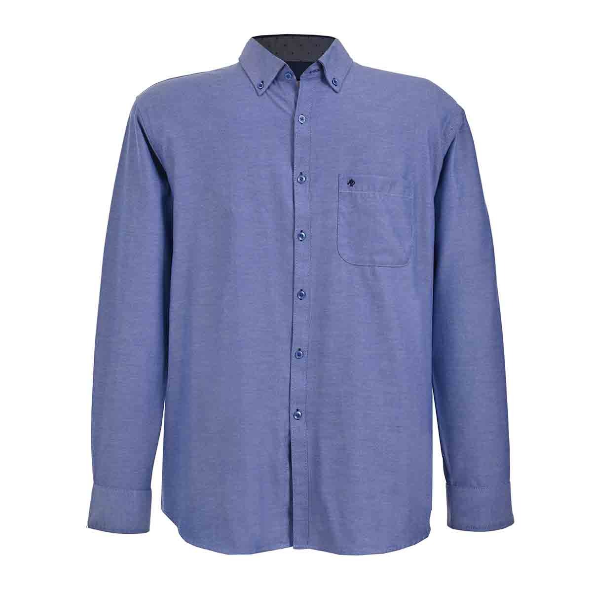 Camisa talla extra azul Francia botton down