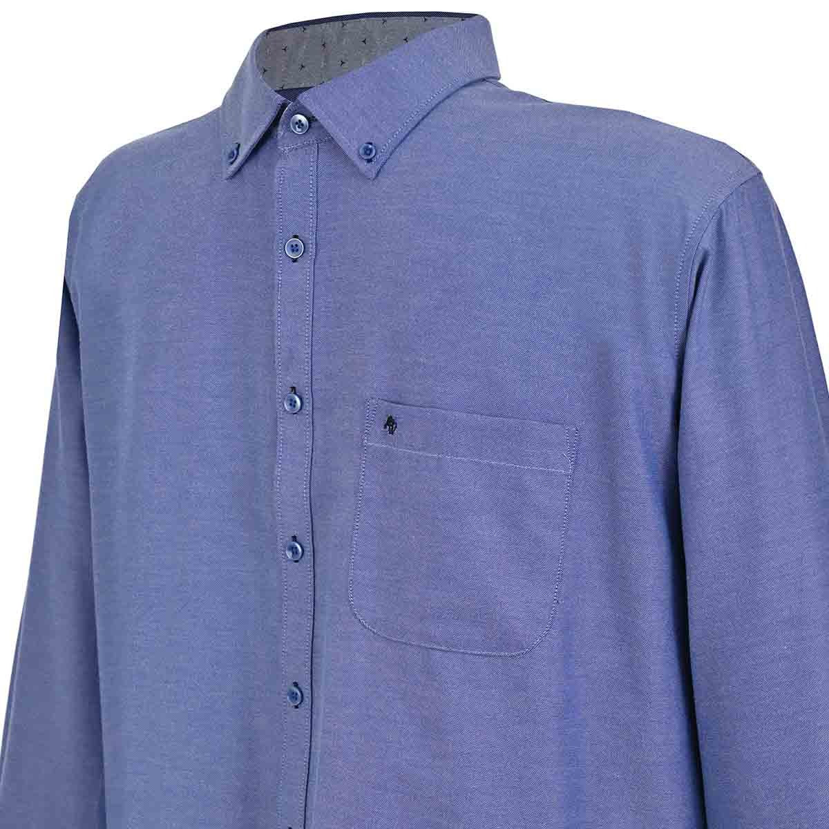 Camisa talla extra azul Francia botton down