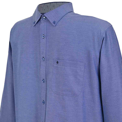 Camisa talla extra azul Francia botton down
