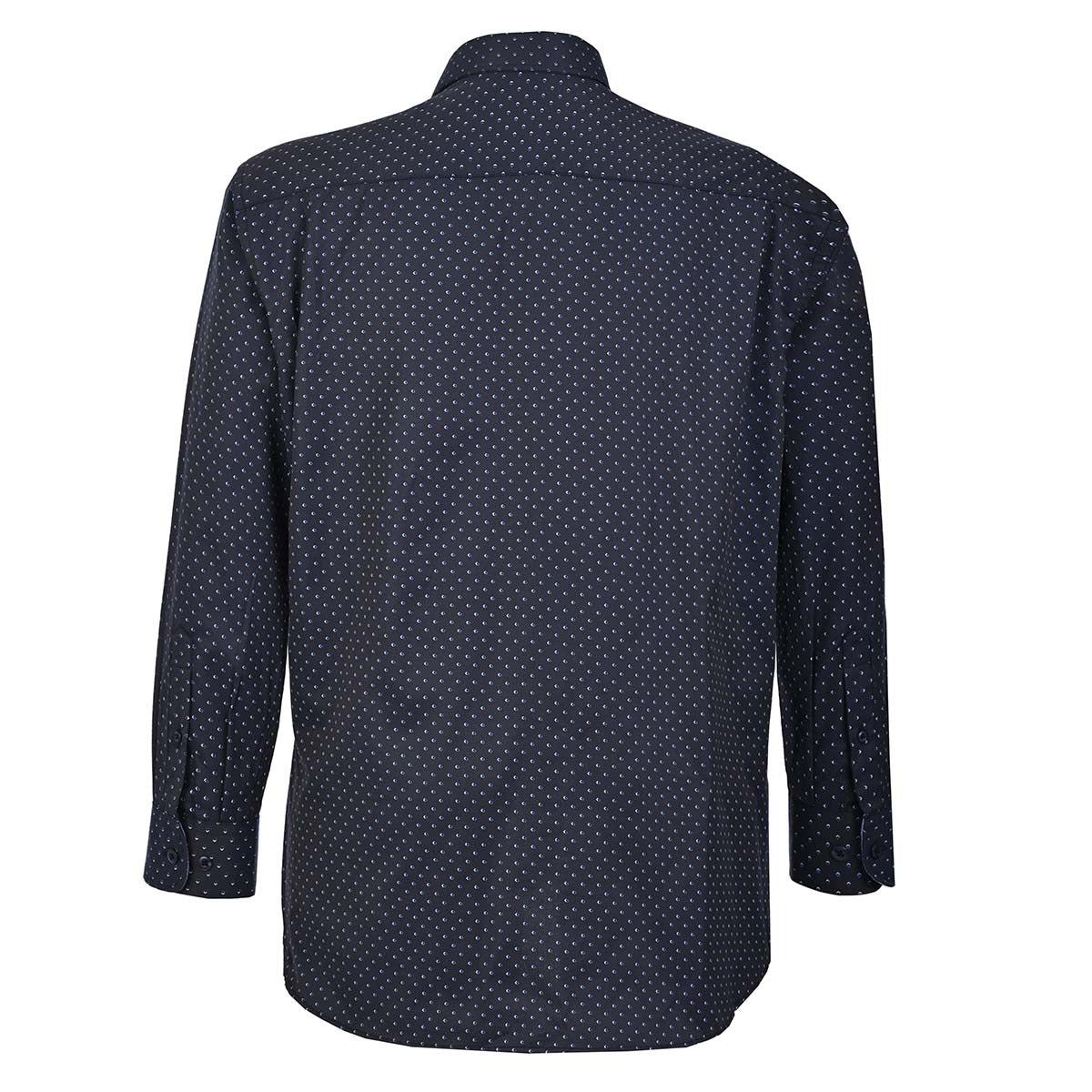 Camisa talla extra azul marino con dibujos