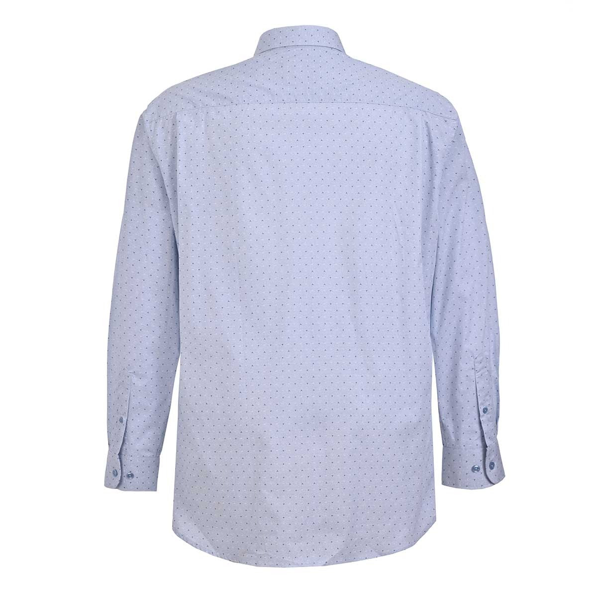 Camisa talla extra azul cielo con dibujos