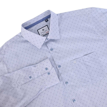 Camisa talla extra azul cielo con dibujos