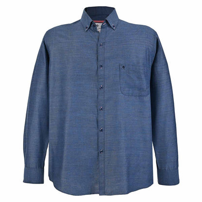 Camisa Michel Blanc talla extra azul acero