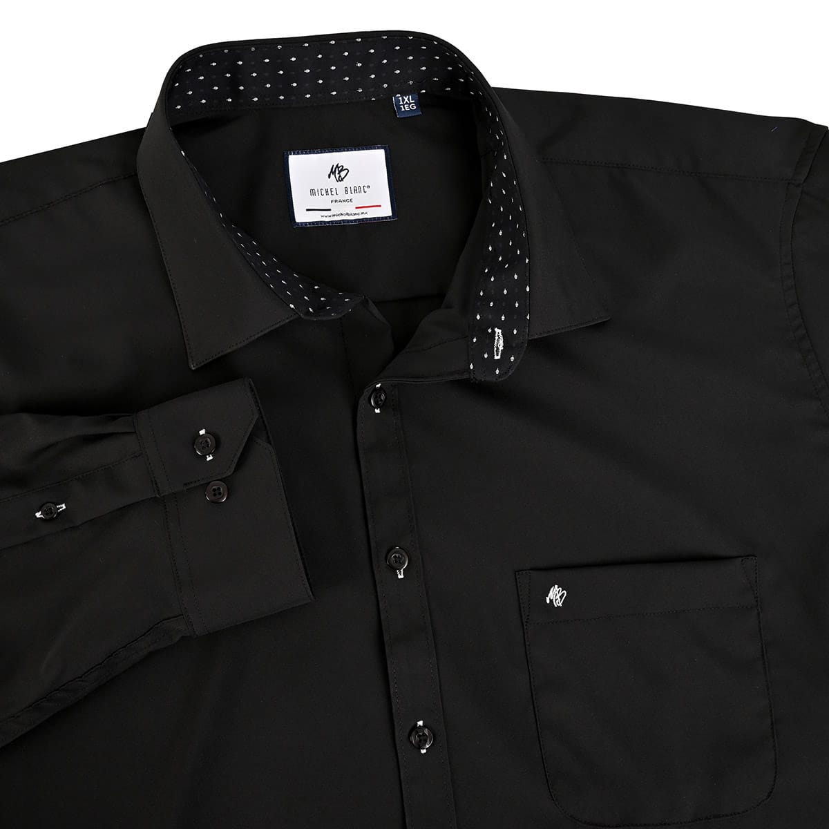 Camisa talla extra negra