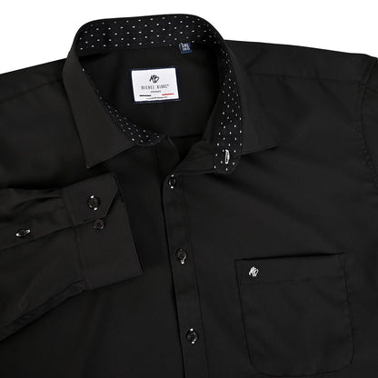 Camisa talla extra negra