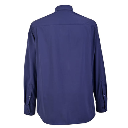 Camisa Talla extra azul marino bottom down