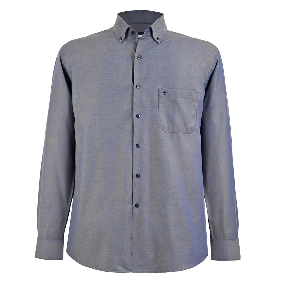 Camisa talla extra navy bottom down.