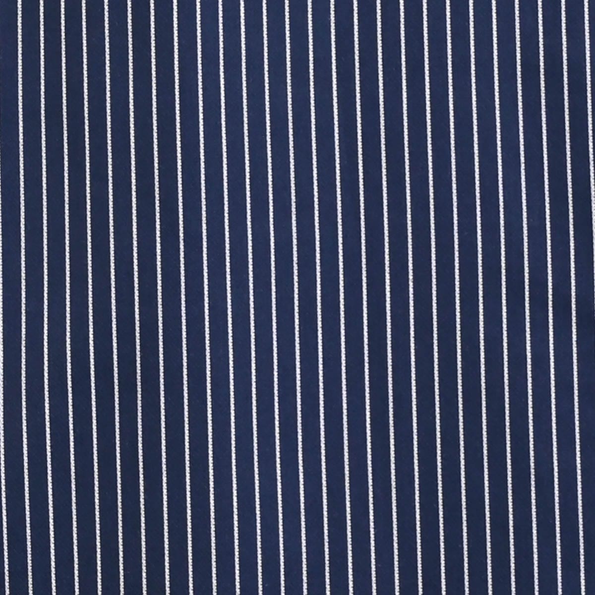Camisa talla extra azul marino a rayas blancas