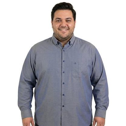 Camisa talla extra navy bottom down.