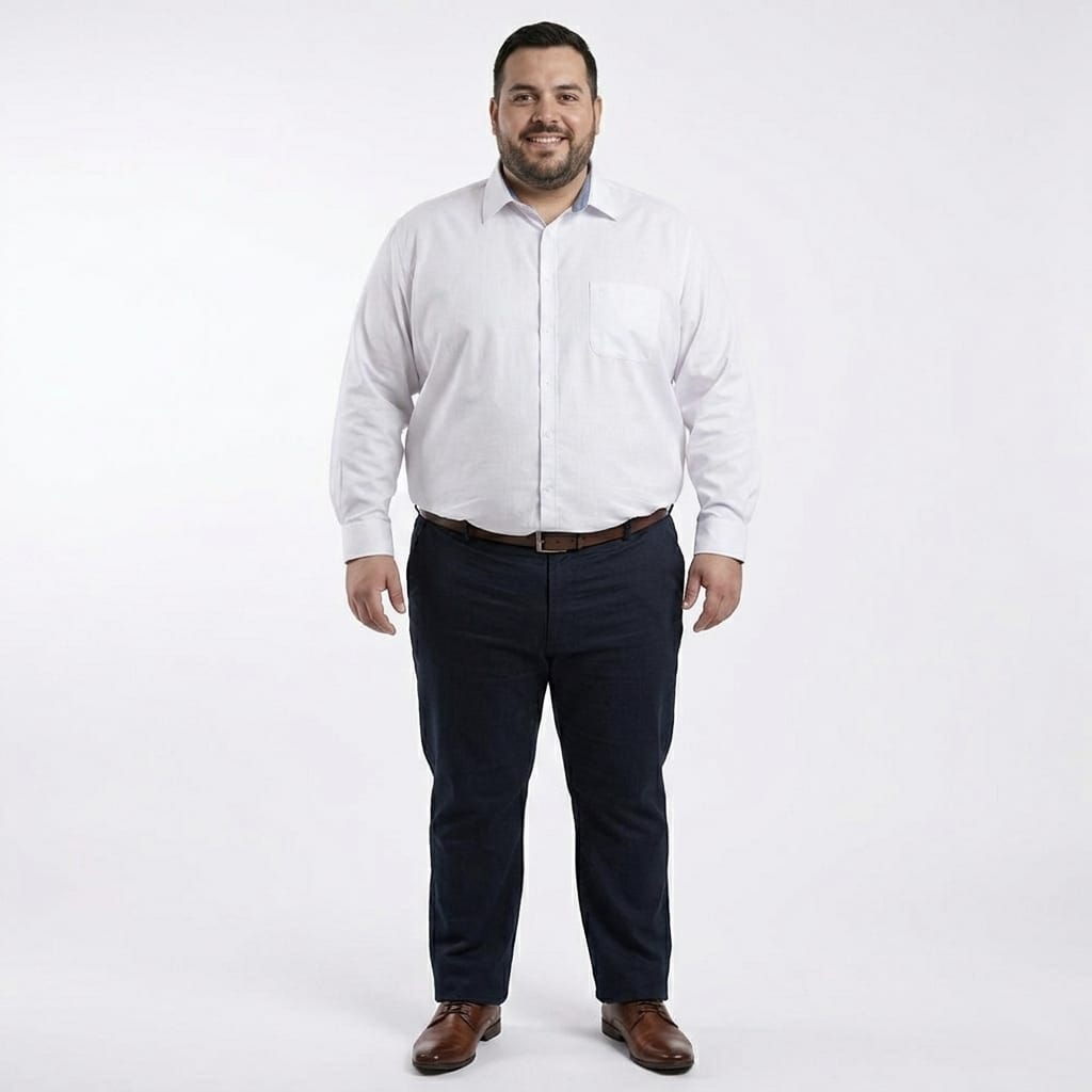 Camisa talla extra blanca